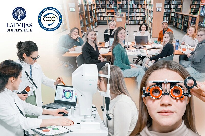 LU optometrijas studiju programmas iegūst prestižo Eiropas akreditāciju 