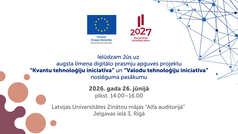Aicinām uz projektu noslēguma pasākumu