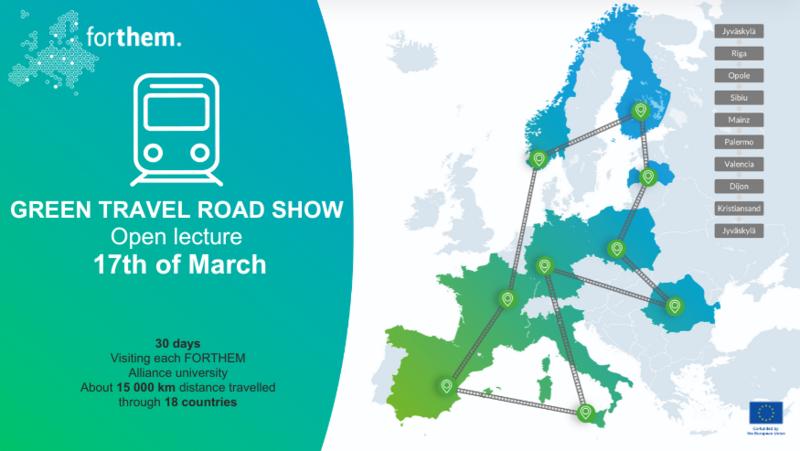 FORTHEM Green Travel Road Show – Sustainable Mobility in Action!