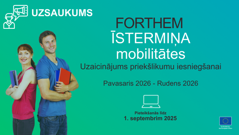 Aicina pieteikties FORTHEM kolektīvās īstermiņa mobilitātes organizatorus