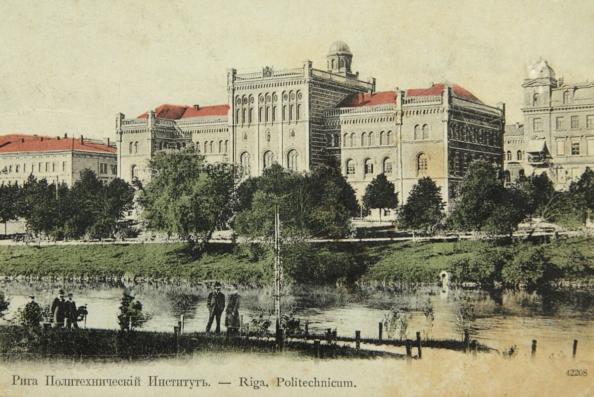 Rīgas Politehnikums. Foto: LU Muzeja krājums Rīgas Politehnikums. Foto: LU Muzeja krājums