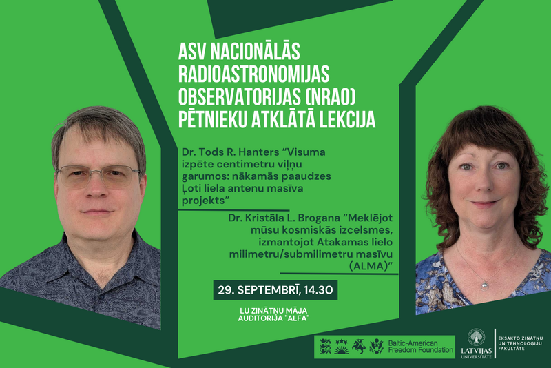 ASV radioastronomi viesosies LU ar atklāto lekciju