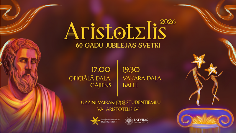 Vērienīgākie studentu svētki "Aristotelis" norisināsies jau 60. reizi