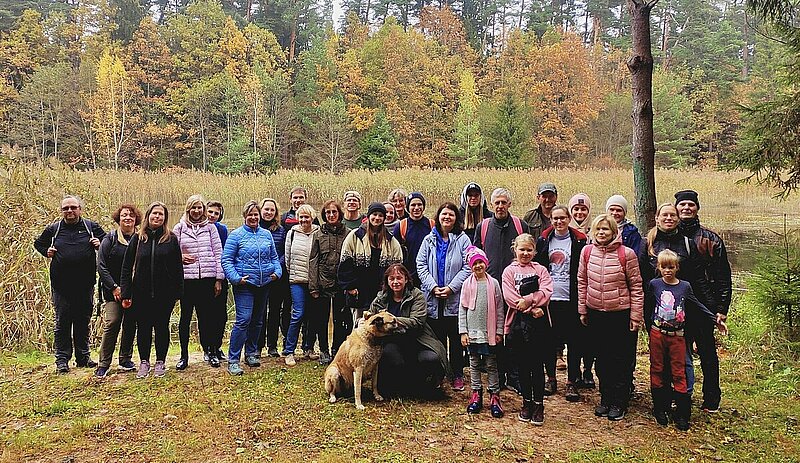 Aizvadīts LU darbinieku rudens pārgājiens 2022