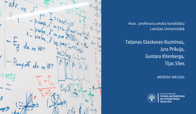 Notiks asoc. profesoru amata kandidātu zinātniskie semināri Fizikas un astronomijas zinātnes nozarē