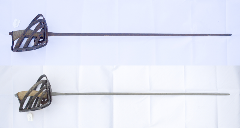 Noslēgusies akadēmiskās paukošanās rapieru restaurācija