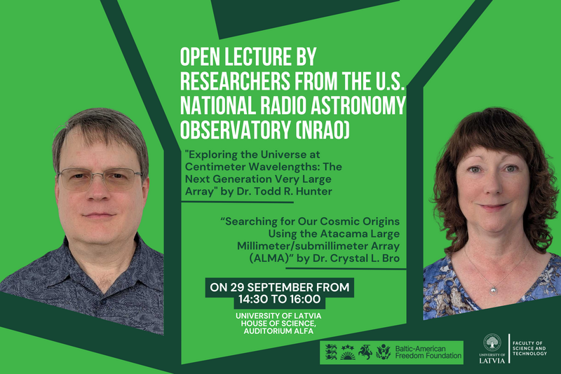 U.S. radio astronomers to visit the University of Latvia with an open lecture