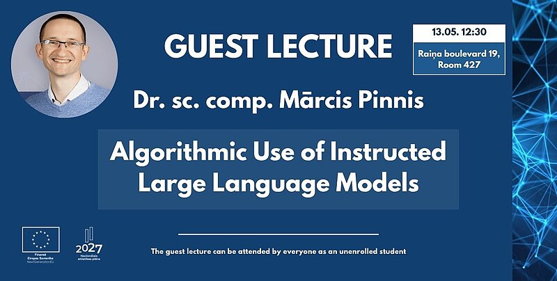 Guest lecture “Algorithmic use of instructed large language models”