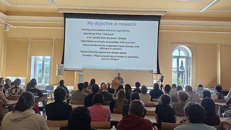 Turing Award Laureate Robert Tarjan Inspires Computer Scientists at the University of Latvia  