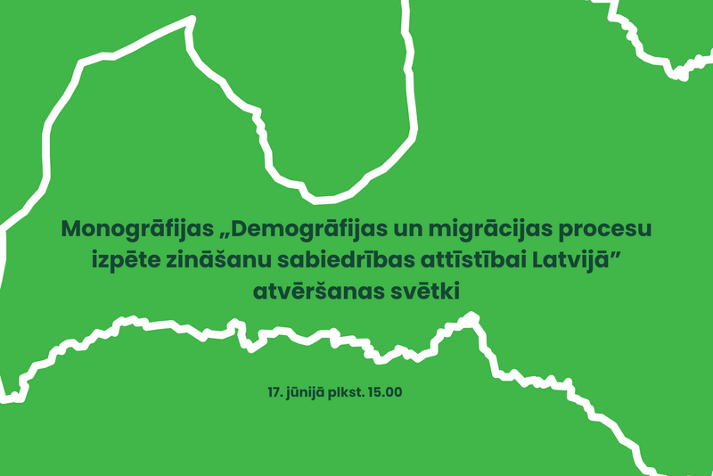 Tapusi jauna monogrāfija par demogrāfiju un migrāciju Latvijā