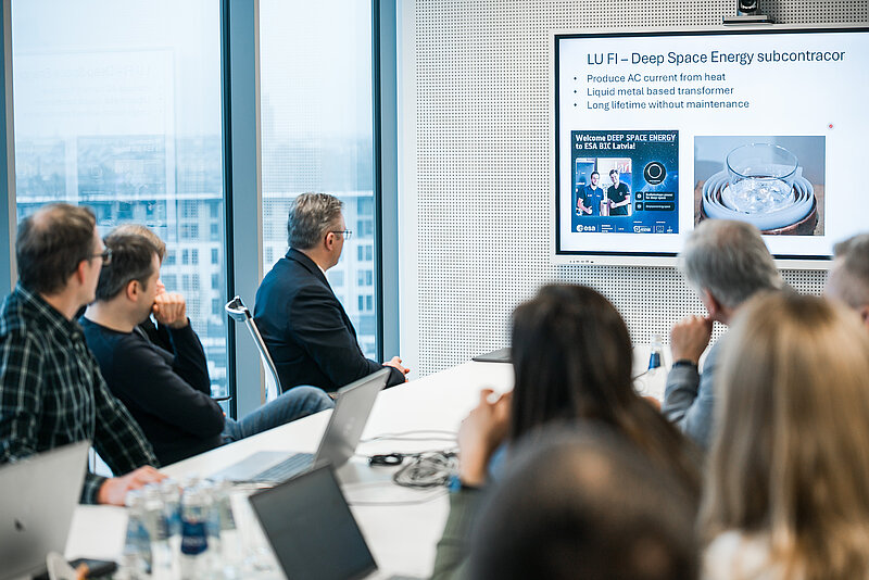 Eiropas Kosmosa aģentūra iepazīstas ar Latvijas Universitātes kompetencēm kosmosa pētniecībā