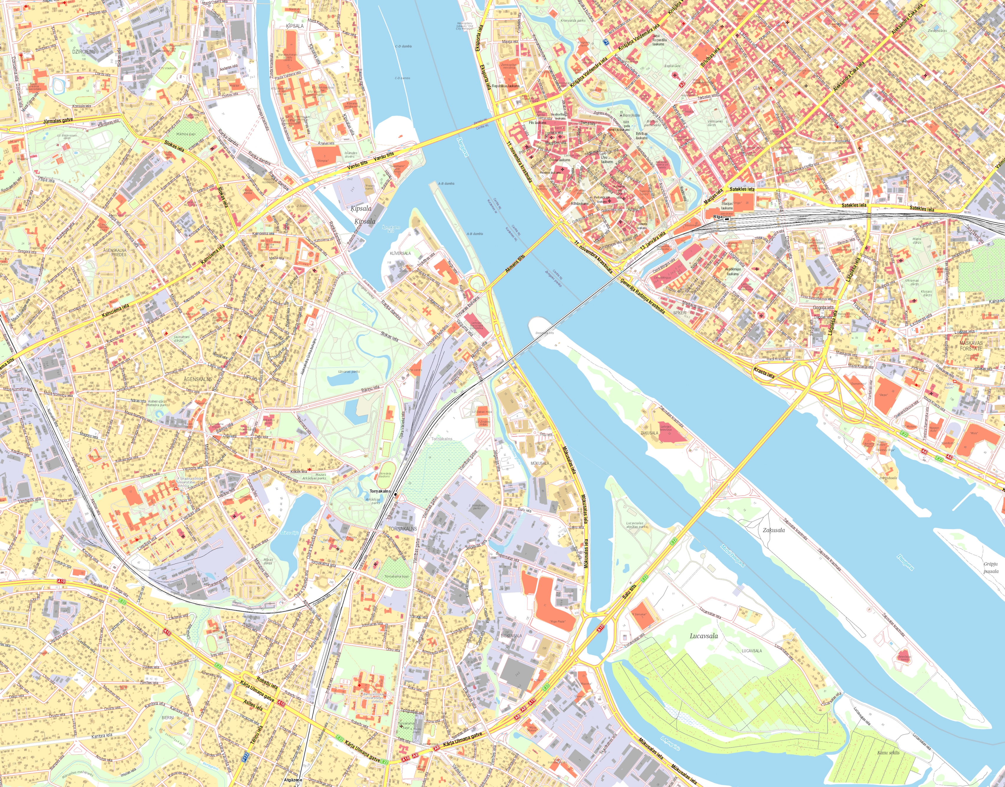 LU Dabas mājas teritorija "Karšu izdevniecība Jāņa sēta" BalticMaps kartē.
